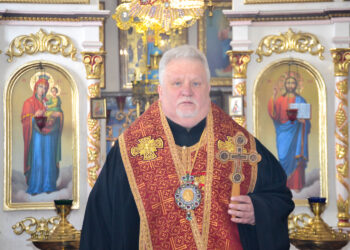 Єпископ Віктор Бедь відслужив молебень за перемогу Українського війська та літію за полеглими українськими воїнами у Свято-Миколаївському чоловічому монастирі ПЦУ в смт Чинадієво