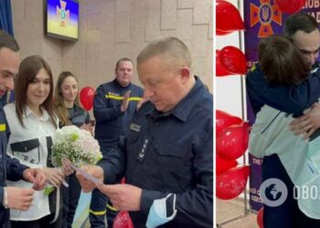 І цю країну хочуть перемогти? На Одещині рятувальники організували колезі “військове” весілля. Фото