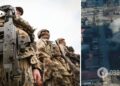 У Маріуполі українські захисники точними ударами знищили ББМ та вантажівки окупантів. Відео