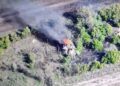 Морпіхи спалили російський танк, дві САУ “Гвоздика” і дві гаубиці “Мста-Б”. ВІДЕО