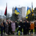 Представники української громадськості та духовенства ПЦУ в м. Ужгород відзначили 105-ту річницю відновлення незалежності України та 104-ту річницю Соборності та Злуки українських земель