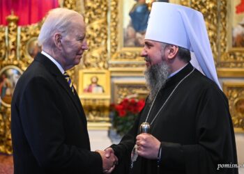 Президенти США і України відвідали Михайлівський Золотоверхий собор