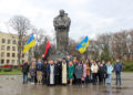 Представники української громадськості, за участі духовенства ПЦУ, вшанували світлу пам’ять Тараса Шевченка в м. Ужгород до 209-річчя від дня народження Великого пророка української нації