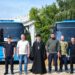 Митрополит Епіфаній освятив евакуаційні автобуси Відділу соцслужіння Київської Митрополії