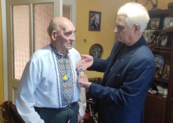 Борець за незалежність України у ХХ столітті Богдан МАНІВЧУК нагороджений орденом «Августина Волошина» І ступеня