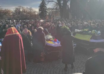 В Ужгороді відбувся похорон бійців ВСП, які загинули на Харківщині