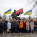 Представники української громадськості та духовенства ПЦУ біля пам’ятника Августину Волошину в м. Ужгород вшанували його 150-річчя від дня народження