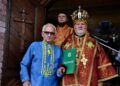 Єпископ Віктор Бедь нагородив Степана Ковбаснюка, борця за незалежність України у ХХ столітті орденом «Великомученика Юрія Переможця»