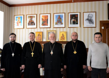 Єпископ Мукачівський і Карпатський Віктор Бедь обговорив питання підготовки науково-педагогічних кадрів з представниками Івано-Франківсько-Галицької єпархії