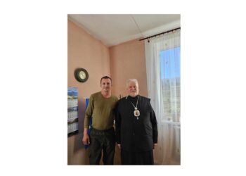 Єпископ Віктор Бедь провів зустріч з Ставненським сільським головою Іваном Мандриком з питань увіковічення пам’яті героїв Карпатської Україна на Ужоцькому перевалі