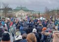 У Братиславі вийшли на протест “Досить Росії” через візит Фіцо до Путіна