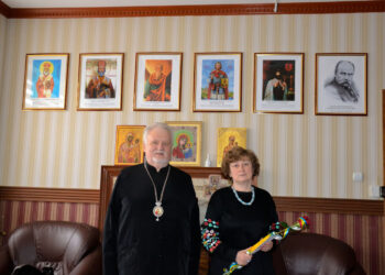 Єпископ Мукачівський і Карпатський Віктор Бедь привітав Антоніну Вчорашню, борця за незалежність України у ХХ столітті з Днем народження