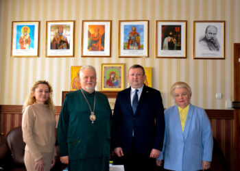 Єпископ Мукачівський і Карпатський Віктор Бедь провів зустріч з Олександром Шамарою, радником директора Інституту інформації, безпеки і права Національної академії правових наук України