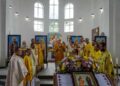У День пам’яті апостолів Петра і Павла єпископ Віктор Бедь очолив святкову Божественну літургію в однойменному кафедральному храмі с. Лазещина Рахівського району
