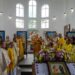 У День пам’яті апостолів Петра і Павла єпископ Віктор Бедь очолив святкову Божественну літургію в однойменному кафедральному храмі с. Лазещина Рахівського району