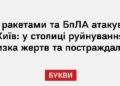 РФ ракетами та БпЛА атакувала Київ: у столиці руйнування, низка жертв та постраждалих