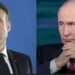 Уперше з вересня 2022 року Макрон і Путін провели телефонну розмову