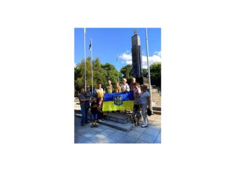 Представники Берегівської РО НРУ за участі ПЦУ відзначили 34-ту річницю відновлення державної незалежності України