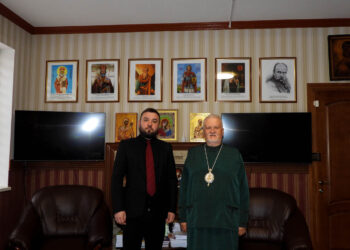 Єпископ Мукачівський і Карпатський Віктор Бедь зустрівся з першим заступником директора Дипломатичної академії України Мирославом Денисом