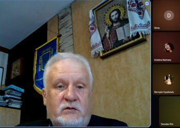 Професор-єпископ Віктор Бедь — лекція з курсу історії Православної Церкви України та церковного будівництва для студентів КаУ ім. Августина Волошина
