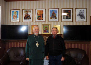 Єпископ Мукачівський і Карпатський Віктор Бедь провів зустріч з професором Валерієм Бебиком, головою Всеукраїнської асоціації політичних наук