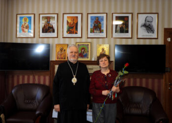 Єпископ Мукачівський і Карпатський Віктор Бедь привітав українську патріотку Антоніну Вчорашню з Днем народження