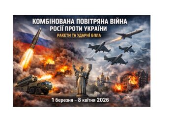 Комбінована повітряна війна Російської Федерації проти України: ракетні удари та застосування ударних БПЛА (1 березня – 8 квітня 2026 року)