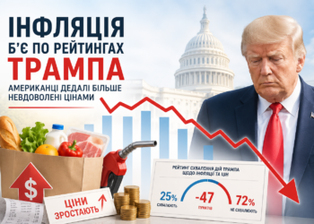 Інфляція б’є по рейтингах Трампа: у США зростає невдоволення політикою Білого дому