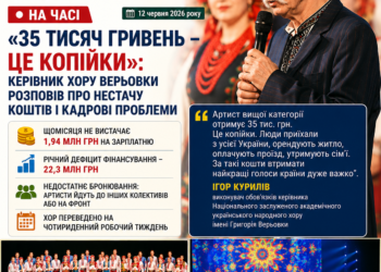 🎼 «35 ТИСЯЧ ГРИВЕНЬ — ЦЕ КОПІЙКИ»: КЕРІВНИК ХОРУ ІМЕНІ ГРИГОРІЯ ВЕРЬОВКИ Б’Є НА СПОЛОХ