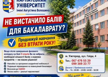🎓 НЕ ВИСТАЧИЛО БАЛІВ ДЛЯ БАКАЛАВРАТУ? ПРОДОВЖУЙ НАВЧАННЯ БЕЗ ВТРАТИ РОКУ!