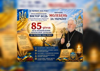 До 85-річчя Акта відновлення Української Держави у 1941 році єпископ Віктор Бедь звершив молебень за Україну