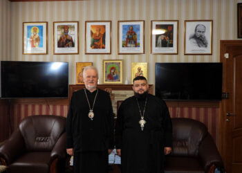 ЄПИСКОП МУКАЧІВСЬКИЙ І КАРПАТСЬКИЙ ВІКТОР БЕДЬ ПРОВІВ ЗУСТРІЧ З АРХИМАНДРИТОМ НИКОНОМ БАНДУРОВИЧЕМ